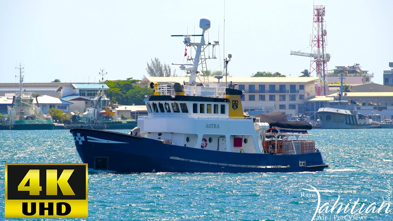 March 5, 2022 : Motor Vessel ASTRA was seen departing from Tahiti Int'l port