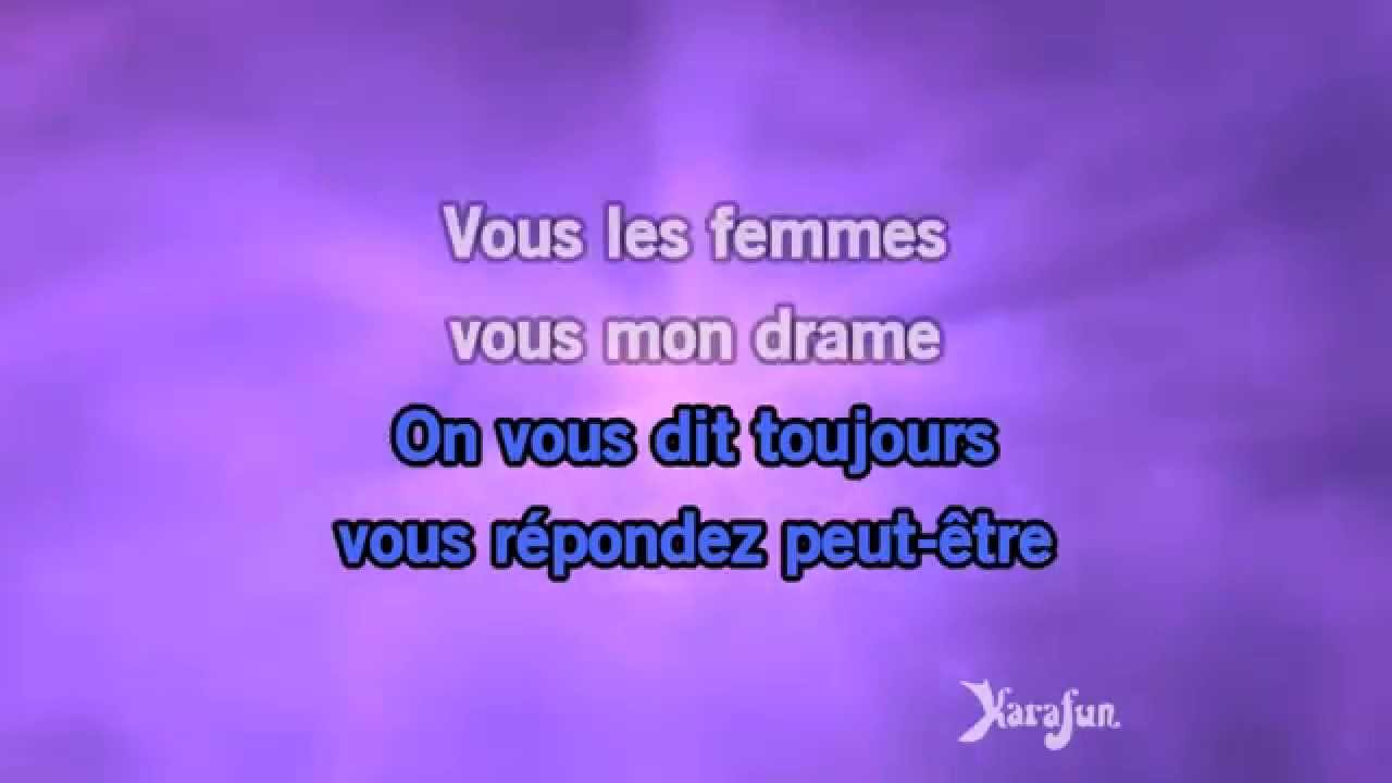Karaoké Pauvres diables (Vous les femmes) - Julio Iglesias *
