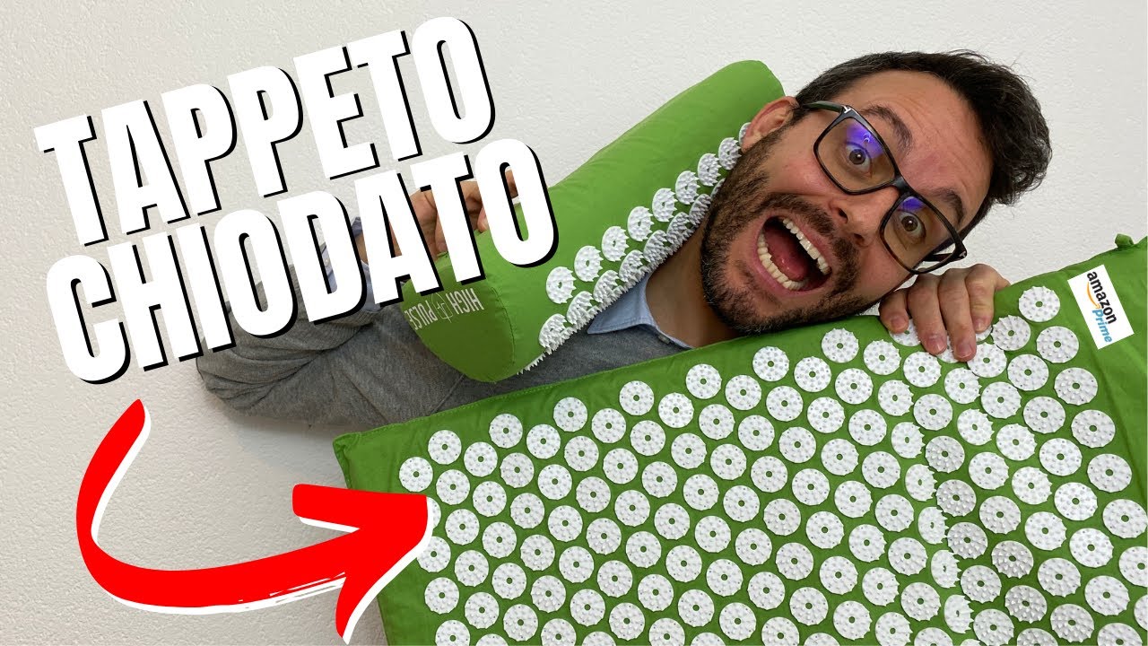 TAPPETINO MAGICO COMPRATO su AMAZON: dormire meglio, eliminare stress e cellulite con l'agopressione