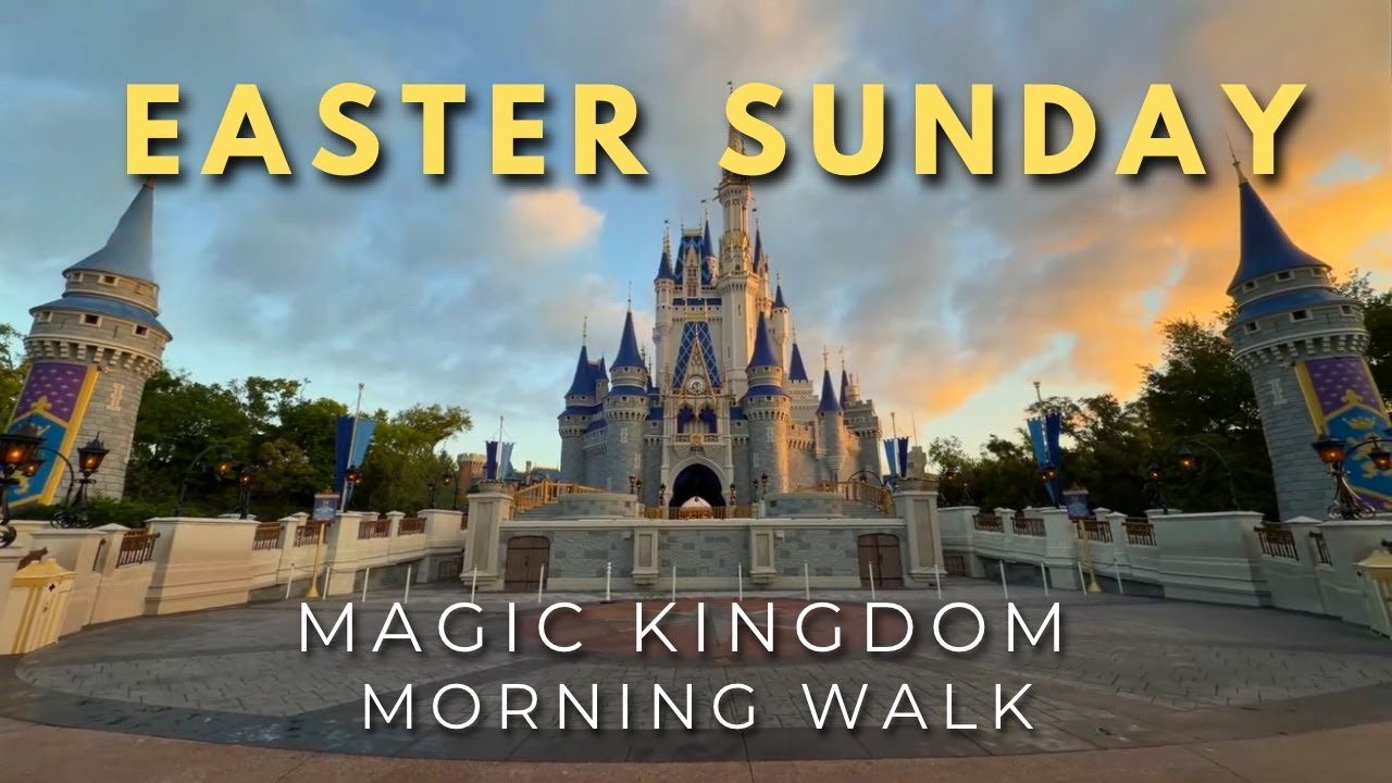 🔴 LIVE: Easter Sunday at Magic Kingdom | Morning Walk, Main Street & Disney Magic | Day 215