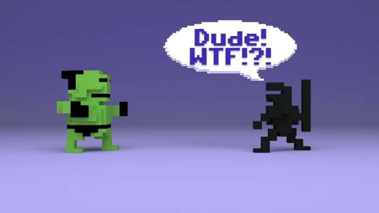 8-bits goes 3D - C64 Bruce Lee Teaser