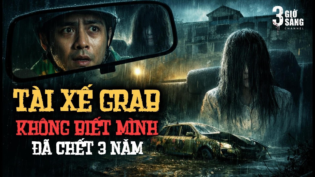 CUỐC XE SAU 12 GIỜ ĐÊM – TÀI XẾ GRAB KHÔNG BIẾT MÌNH ĐÃ CHẾT 3 NĂM | TRUYỆN MA TÀI XẾ