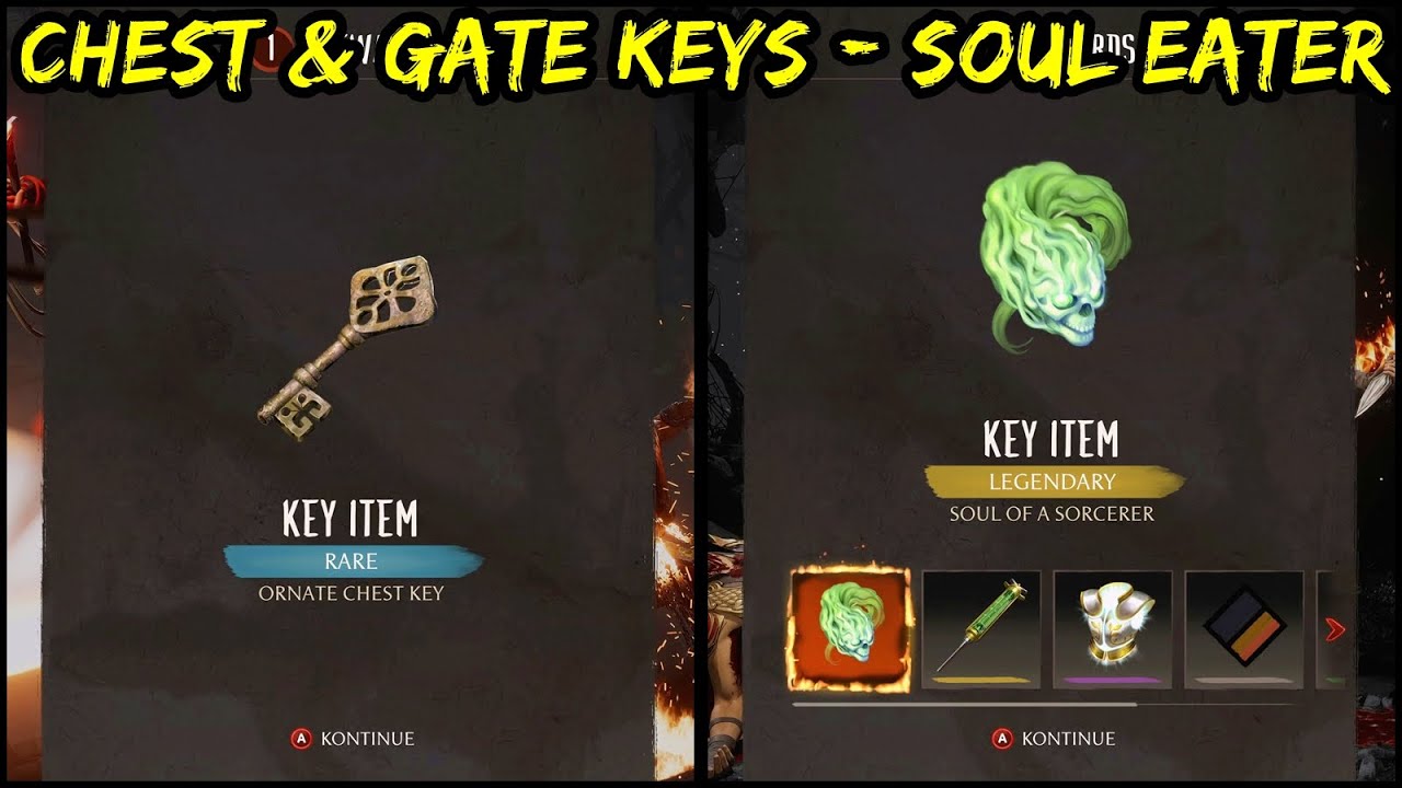 Ornate Chest Keys & Gate Keys Locations - Invasions - Season of the Soul Eater - Mortal Kombat 1