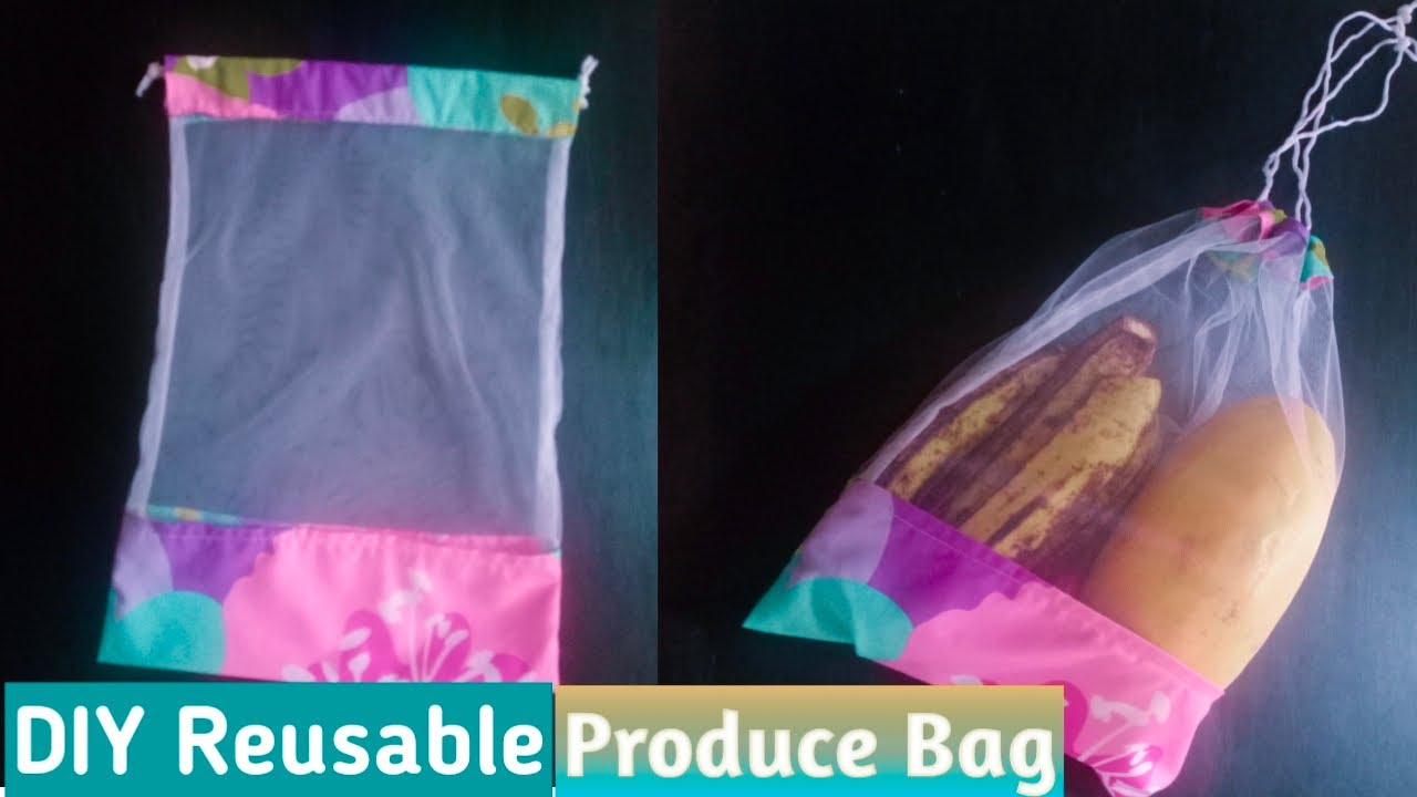 Reusable Produce Bags DIY | Mesh Bag Tutorial