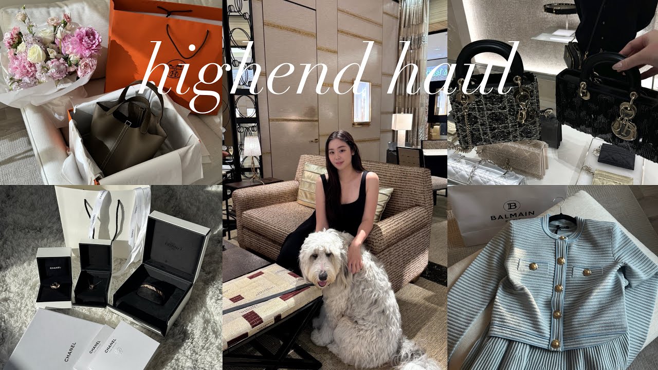 (haul highend) cùng mình đập hộp $55,000 quà tốt nghiệp! hermes, chanel coco crush, dior...