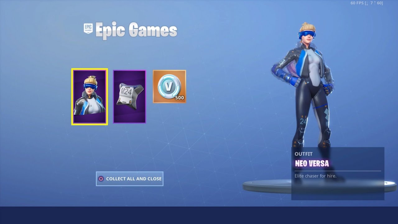 New exclusive neo versa skin showcase