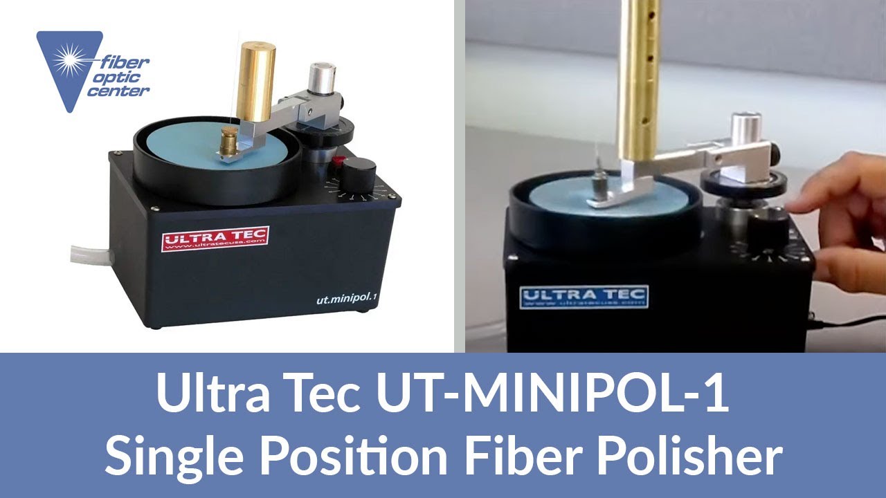 Ultra Tec UT-MINIPOL-1 Single Position Fiber Optic Polisher - Available from Fiber Optic Center