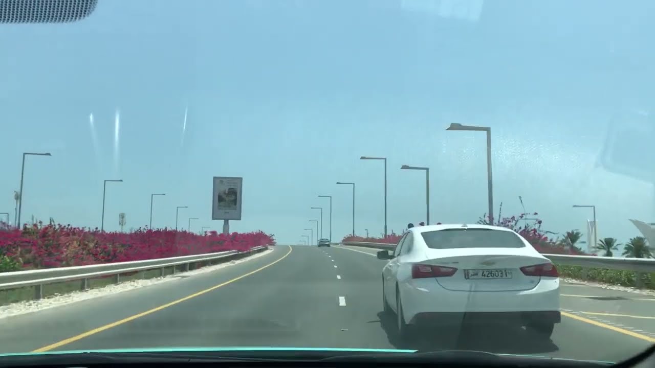 الطريق الي مطار حمد الدولي قطر 2022#قطر #مطار_حمد#الدوحة#شوارع_قطر