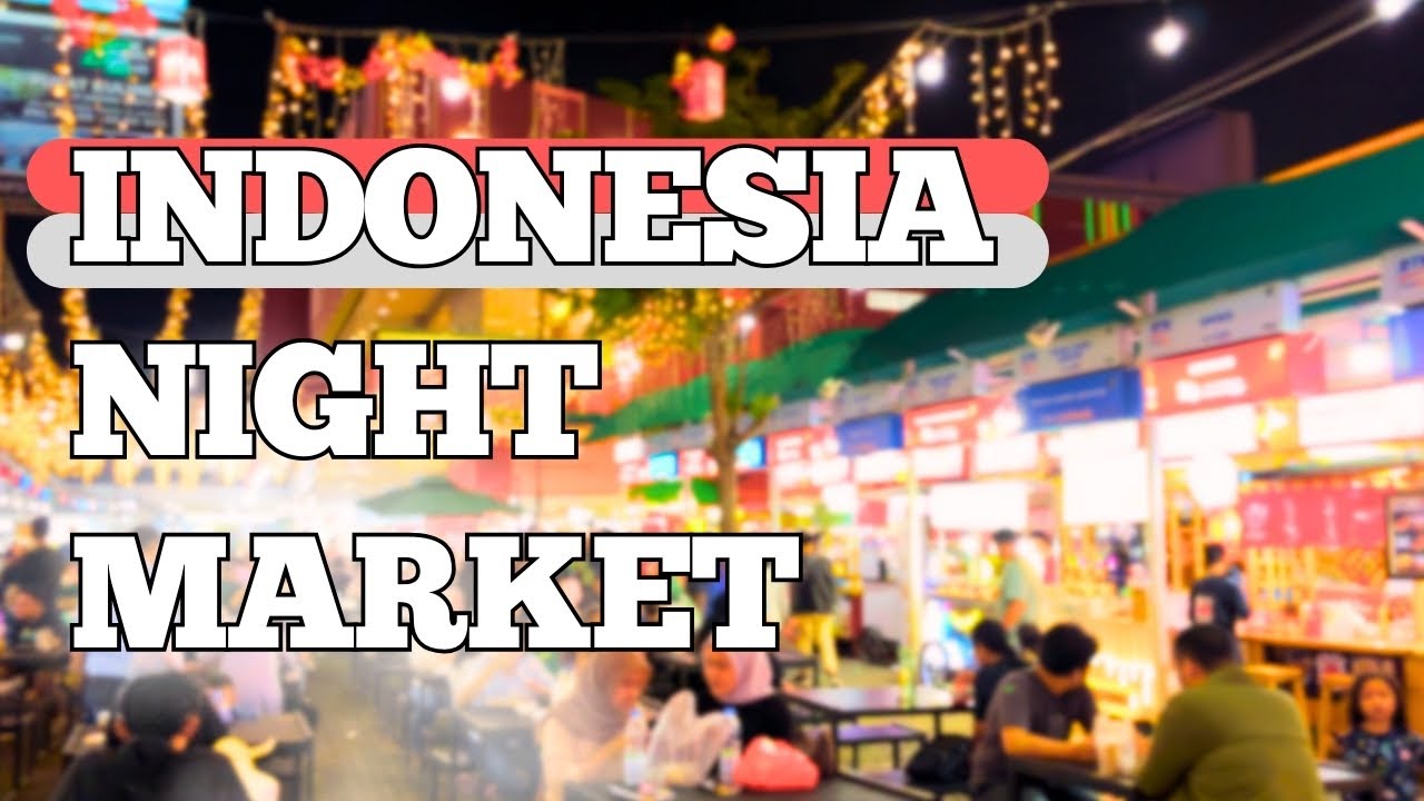 Amazing Street Food in Indonesia Night Market | A night at G Town Square Gading Serpong