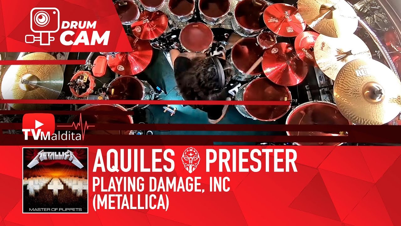 TVMaldita Presents: Aquiles Priester playing Damage, Inc (Metallica)