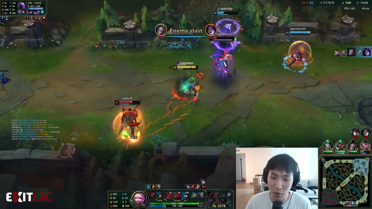 Huge League of Legends wombo combo | Doublelift Clips