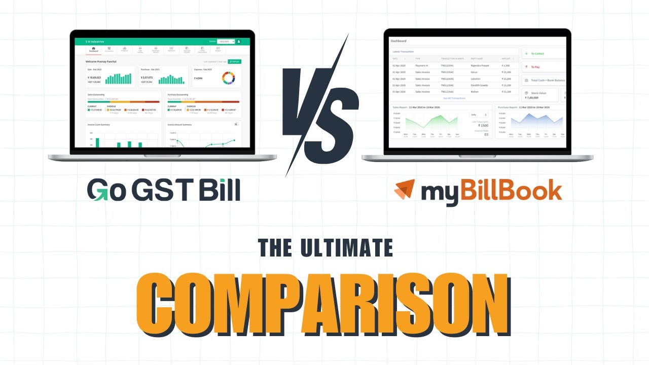 Go GST Bill VS mybillbook : Which Billing Software is the Best? #yts #billingsoftware #billingapp