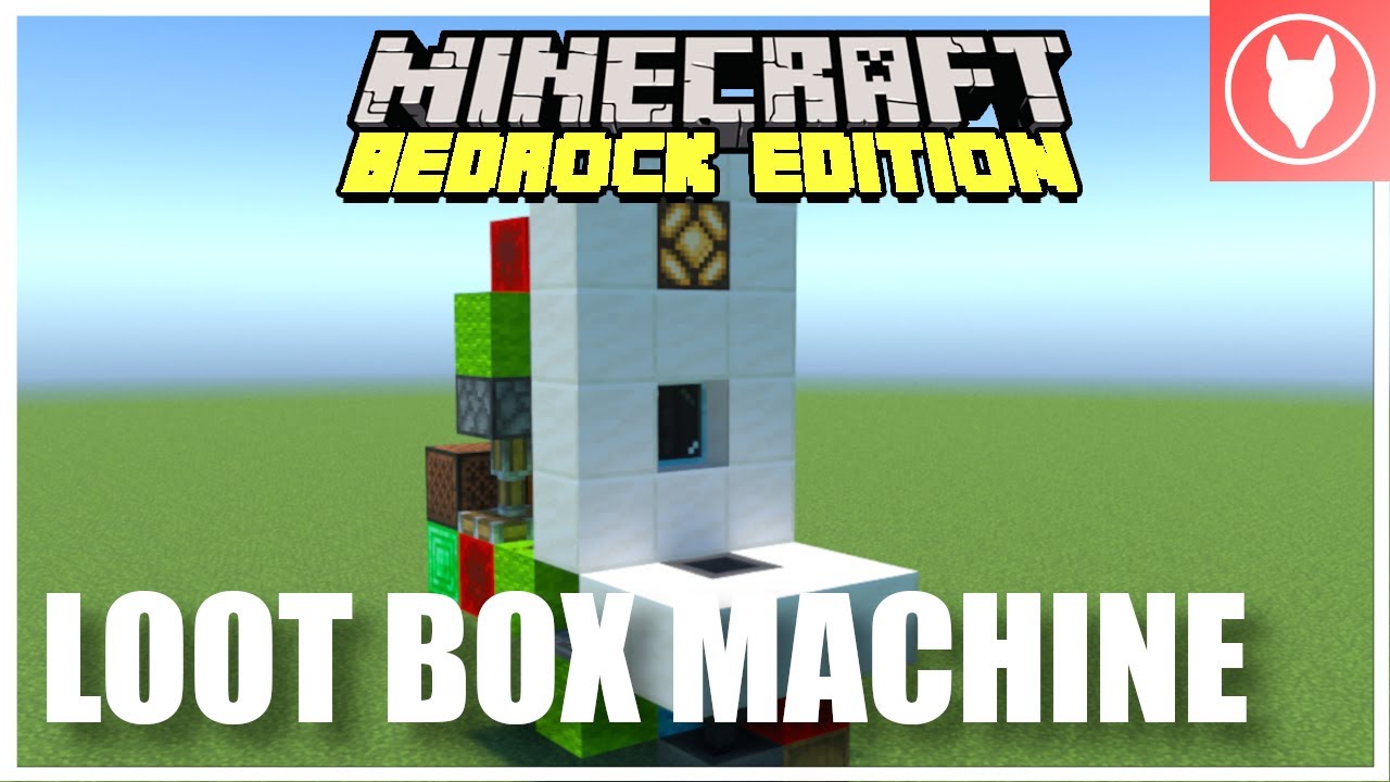 How to Make a LOOT BOX MACHINE in Minecraft Bedrock