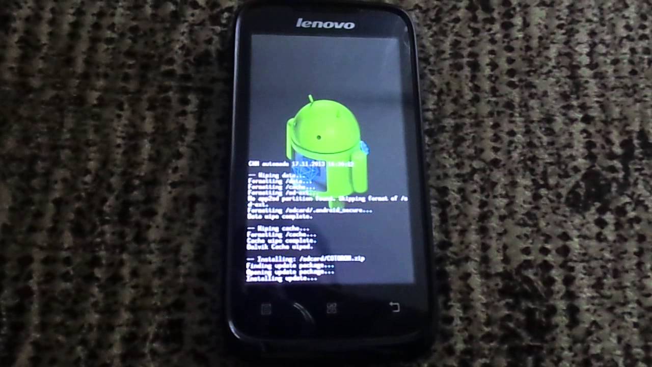 Прошивка Lenovo a369i через CWM рекавери
