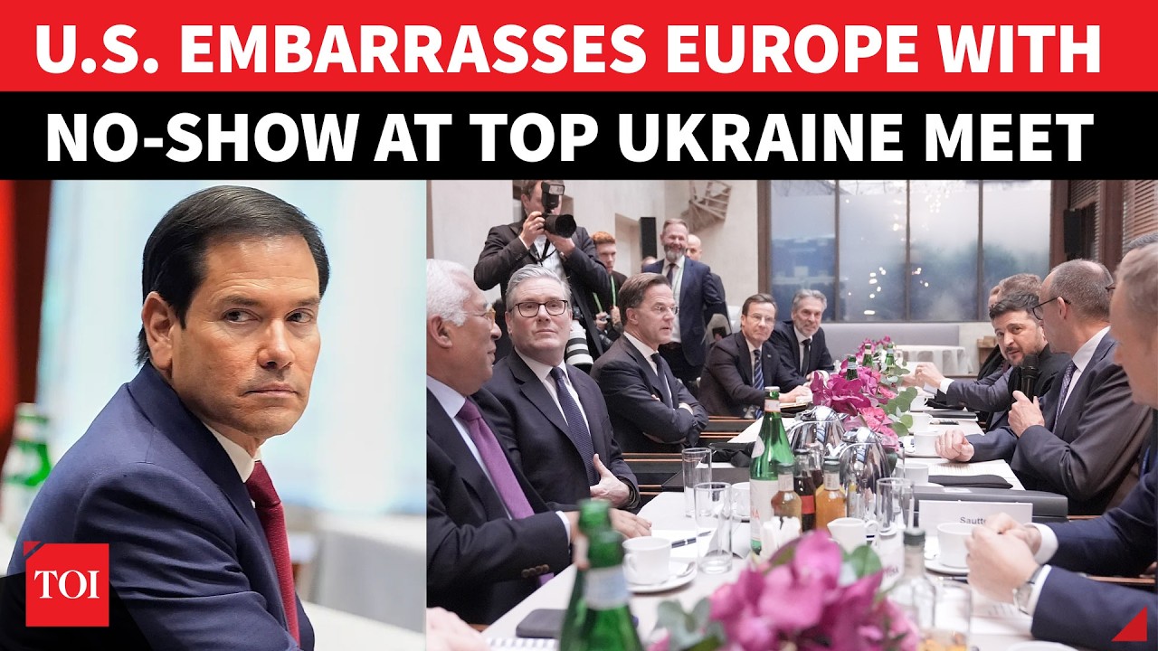 U.S. Shames Europeans On Their Own Turf; Rubio SKIPS Ukraine Meeting In Blow To Zelensky From Munich
