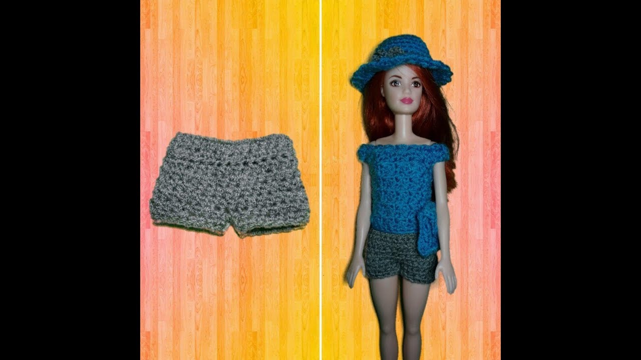 How to crochet Barbie short pants