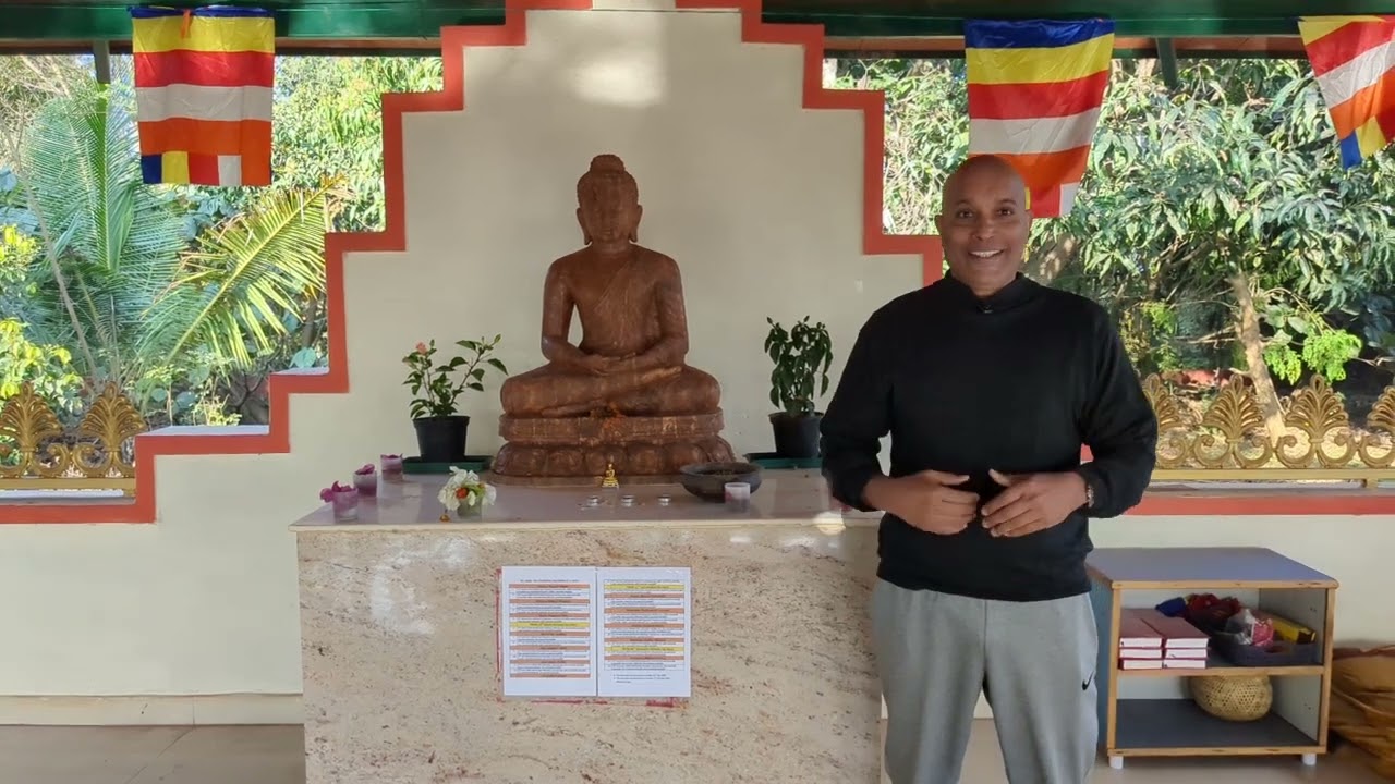 Mr. Jay sharing his experience at Mahabodhi Dhammaduta, Bangalore | MettaVipassana
