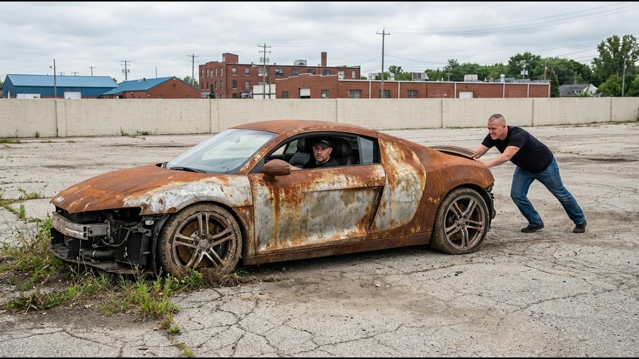 Asmr Car Restoration! Full Restoration of a Audi R8 V10 2016 from Total Disrepair to Looking New