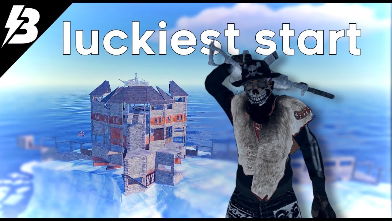 LUCKIEST START in MY 7000 HOURS - Rust SOLO MOVIE