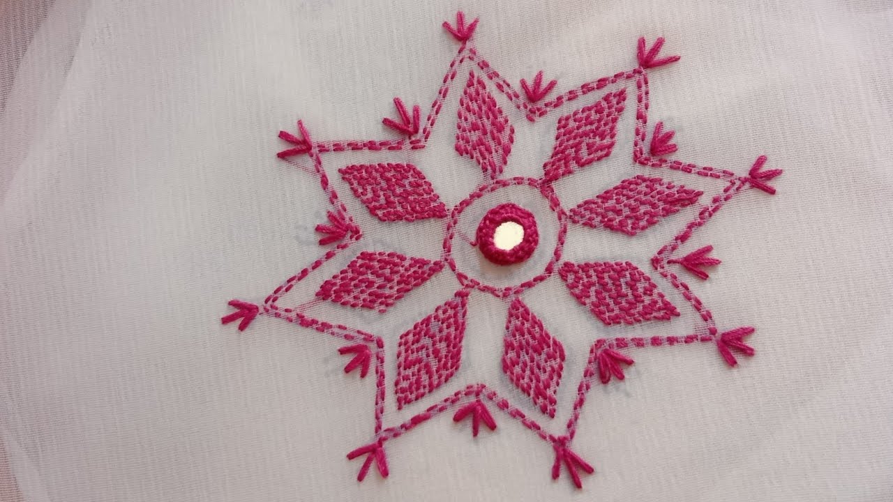 Kachi karhai 🪡 #viral #viralvideo #embroiderypattern #embroidery 