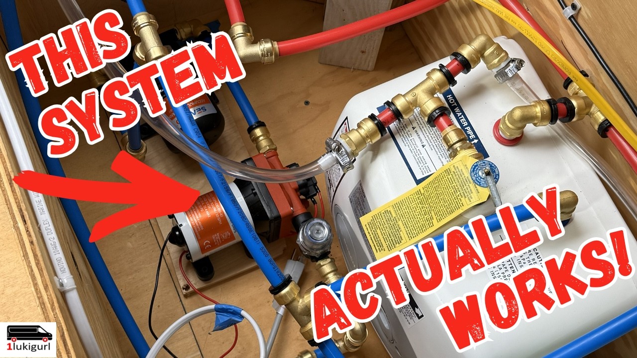 Van Build Plumbing System 🚐🚿✅👉 From Sketch to Finished Installation!