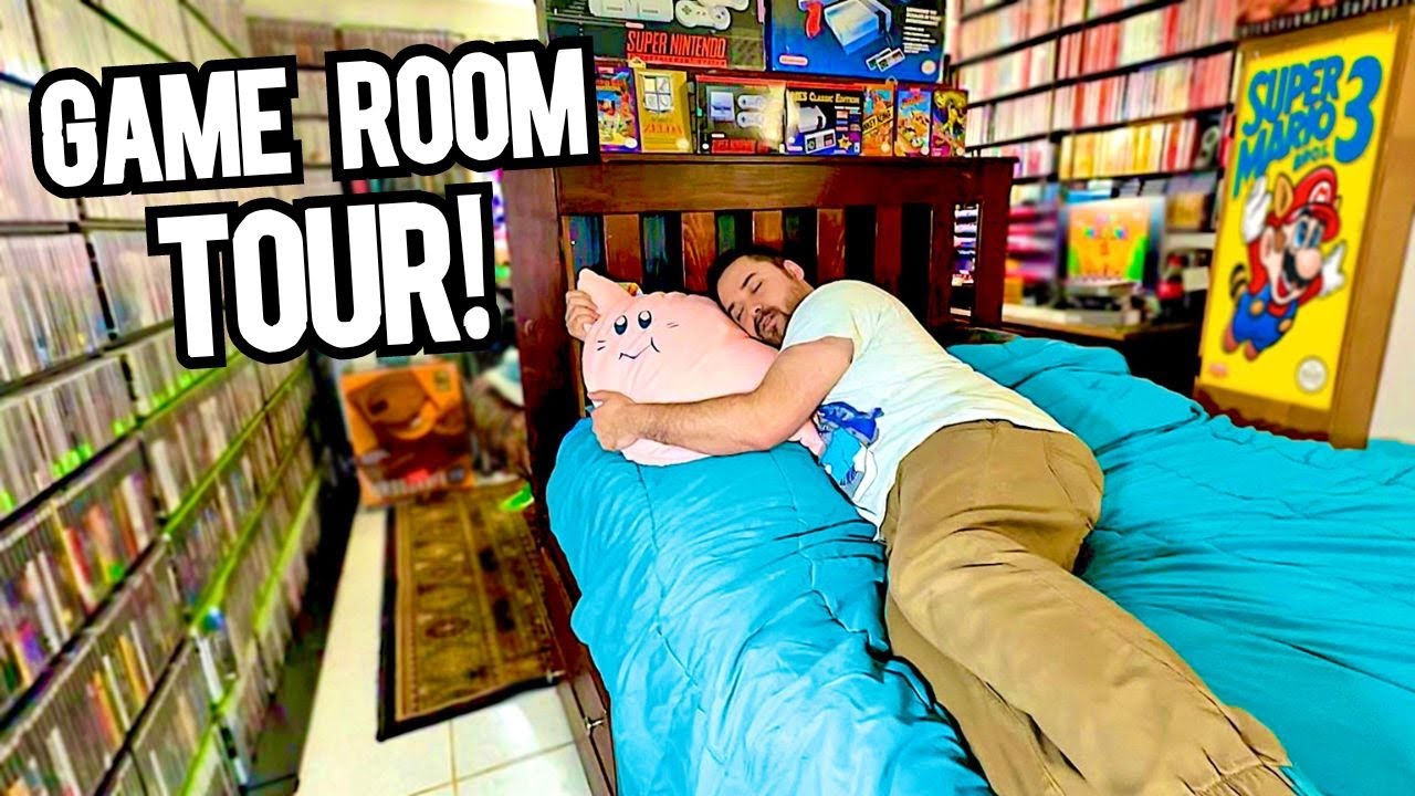 Спальня ПРЕВРАЩЕНА в ИГРОВОЙ РАЙ! (Экскурсия по игровой комнате)