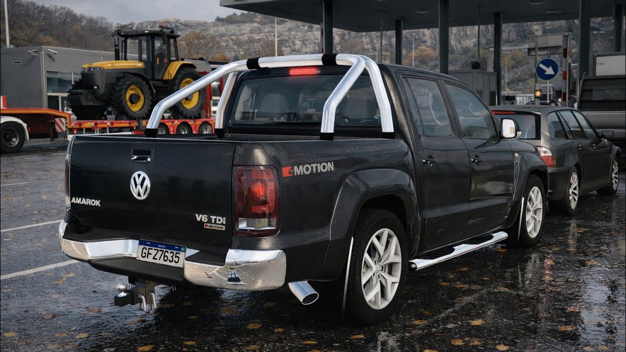 Volkswagen Amarok V6 🚐 | Realistic Steering Wheel Gameplay | ETS2 1.57