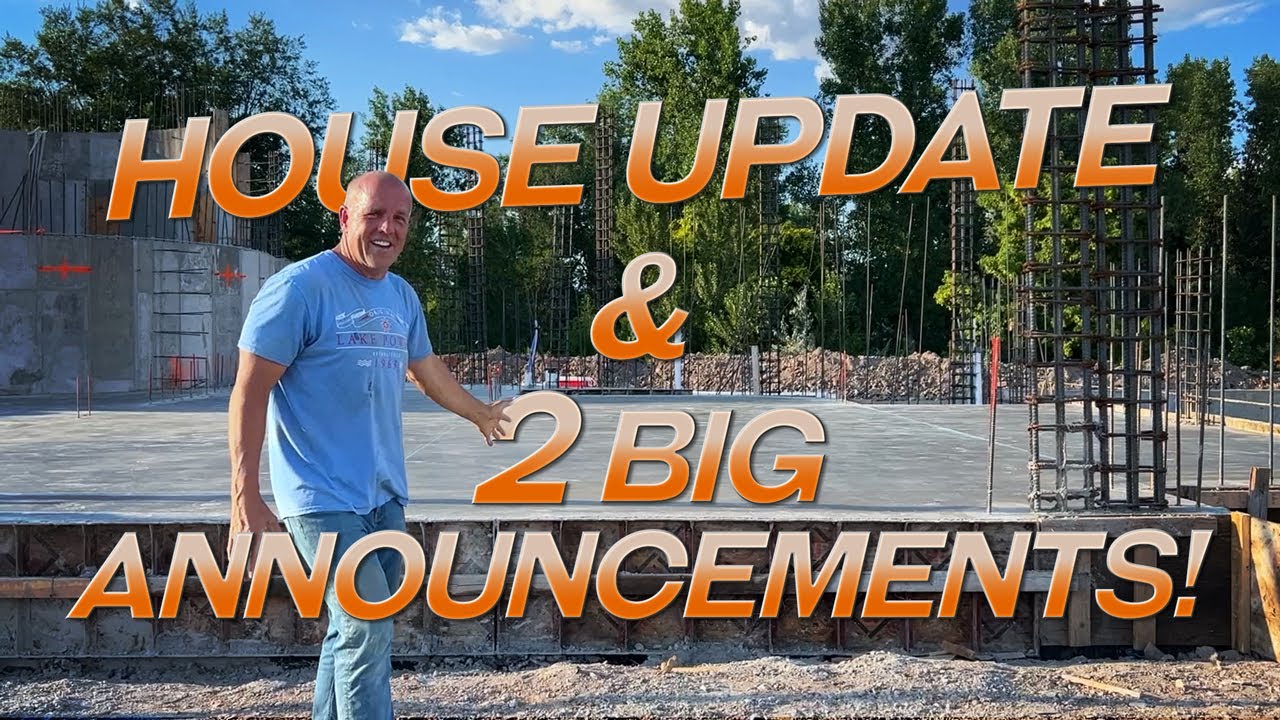 House Update & 2 BIG Announcements | House Build #4