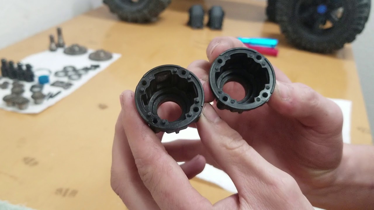 Traxxas x maxx  6s to 8s differential upgrades