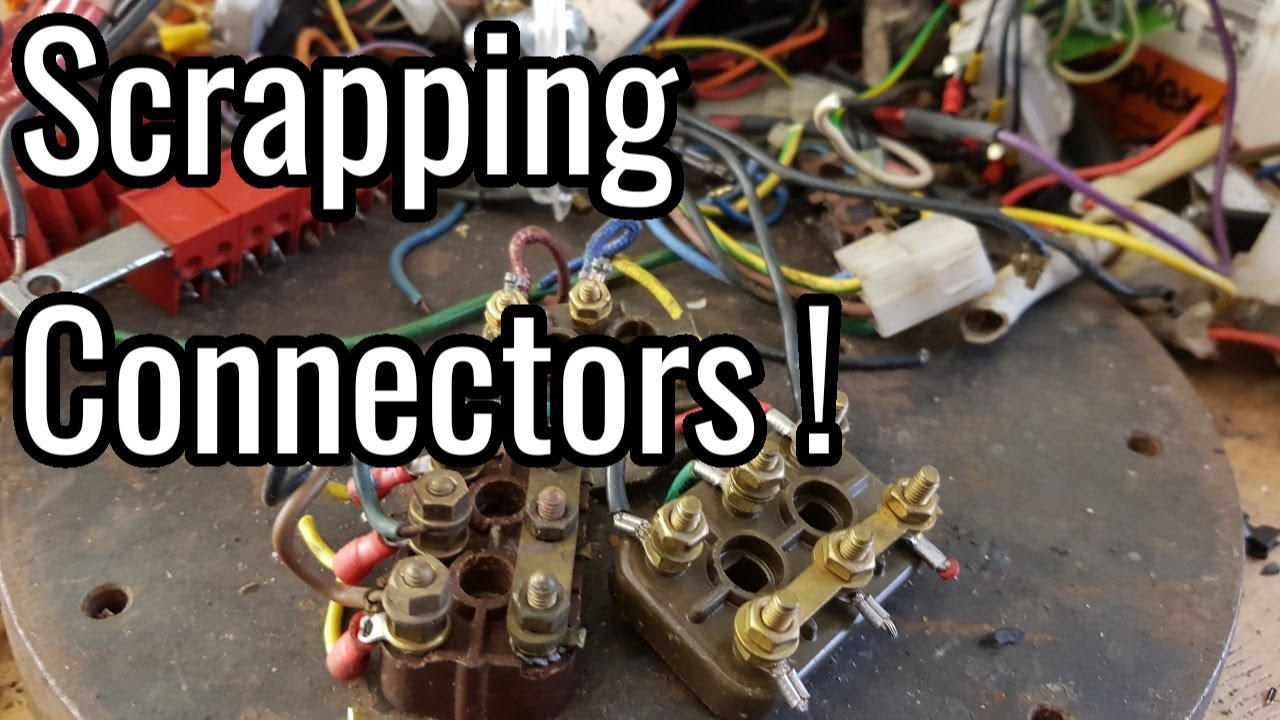 Scrapping connectors for copper and brass !