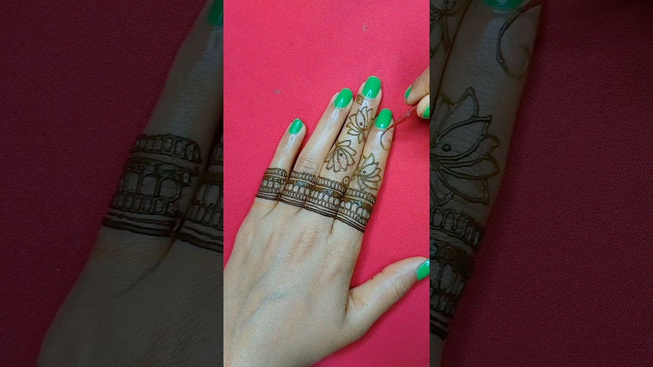 llTrending finger mehendi designs 2026ll