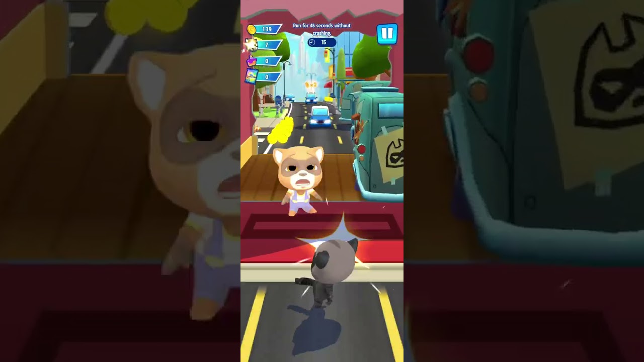 Complete missions in tom hero run 💪