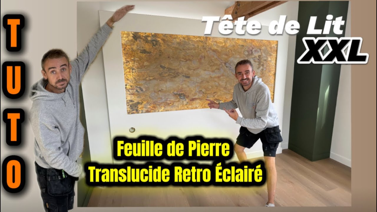 DIY : Créer une Tête de Lit Rétro-Éclairée avec Feuille de Pierre – Tutoriel de A à Z
