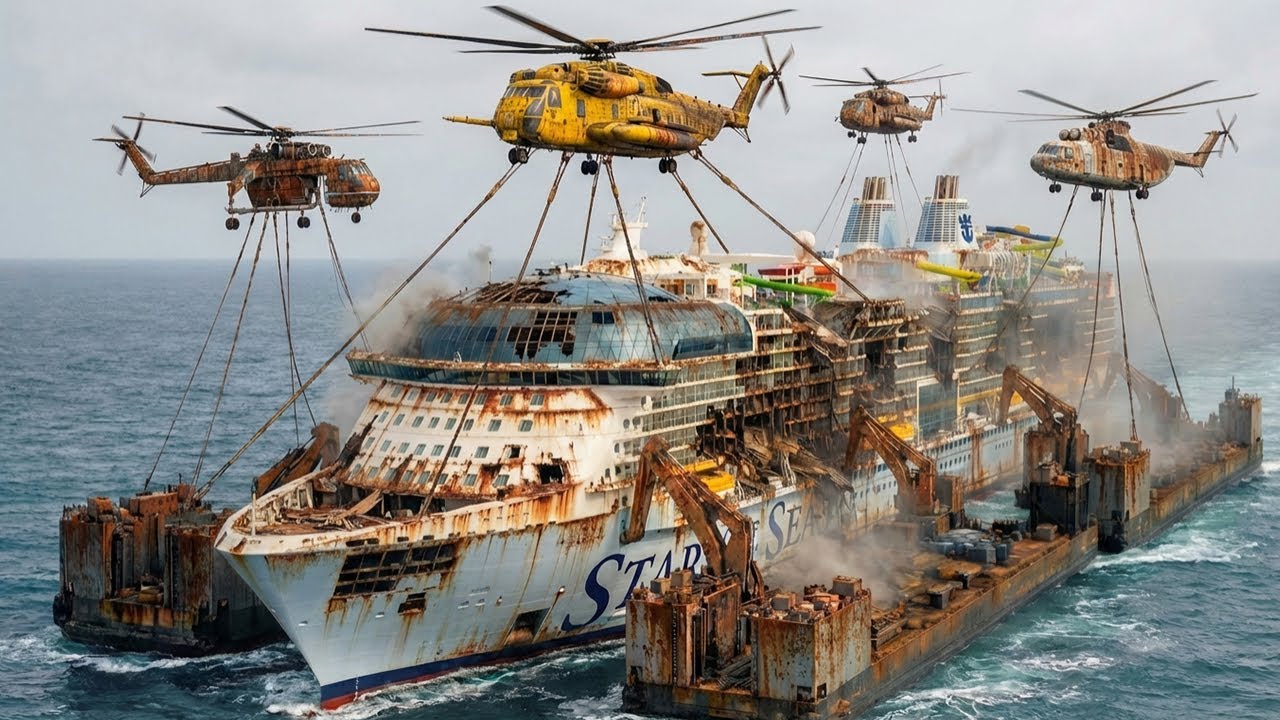“ASMR EXTREME SHIP RESTORATION! Severely Damaged Star of the Seas Reborn to Sail Again”