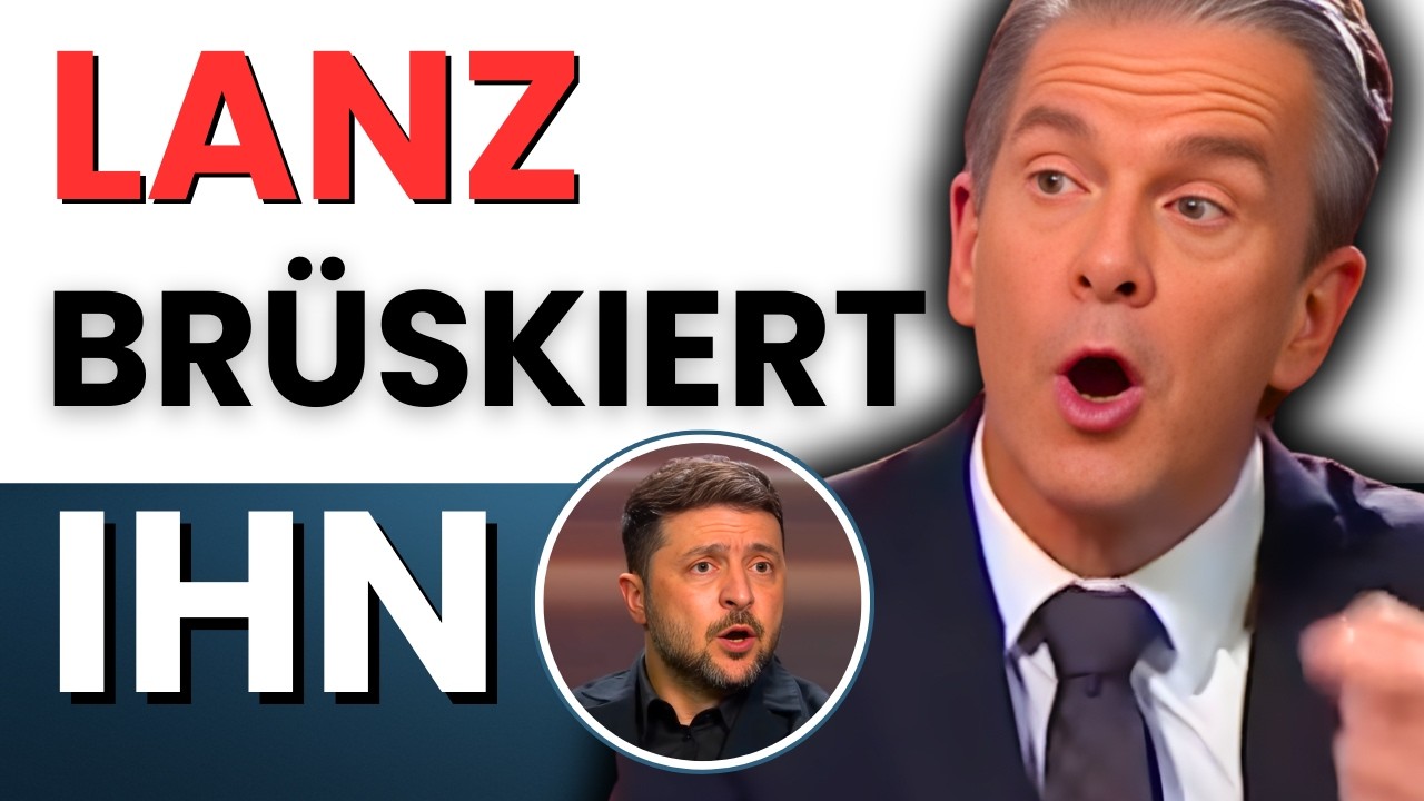 🔥 Heftig, dass Markus Lanz Selenskyj diese Frage stellt.