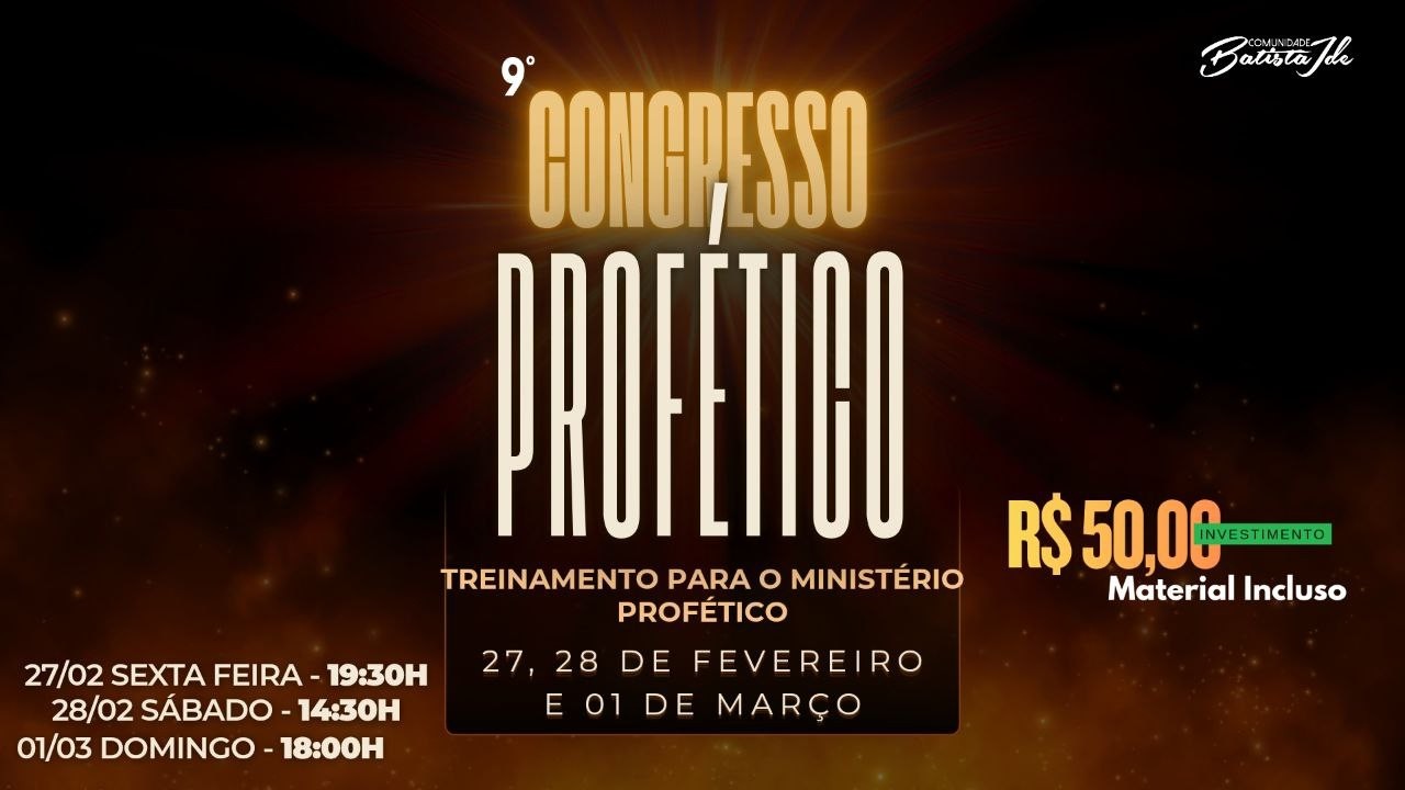 PALAVRA AP ROSIAN - CONGRESSO PROFÉTICO - SEGUNDO DIA  - 28/02/2026