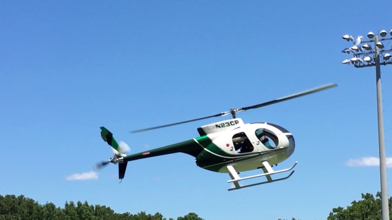 600esp Funkey Hughes 500D Second  Flight