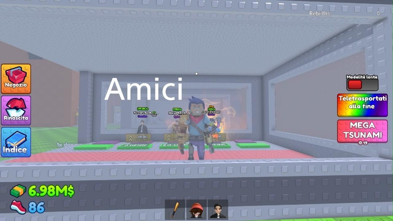 Roblox - escape tsunami for AMICI😱