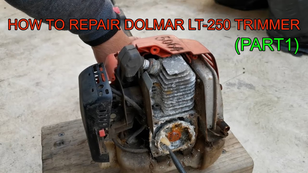 VTECH 4 - How To Repair Dolmar LT 250 Trimmer Part 1
