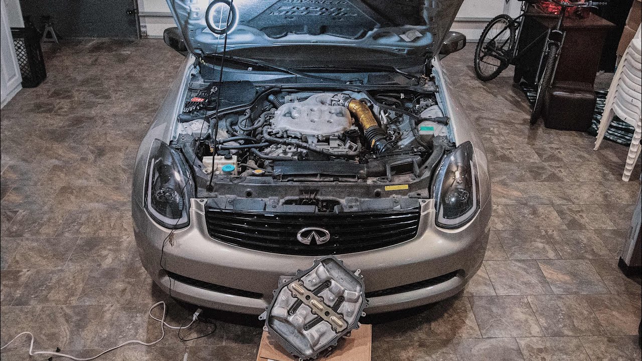 Установка проставки Motordyne Plenum Spacer и MREV 2 — Infiniti G35
