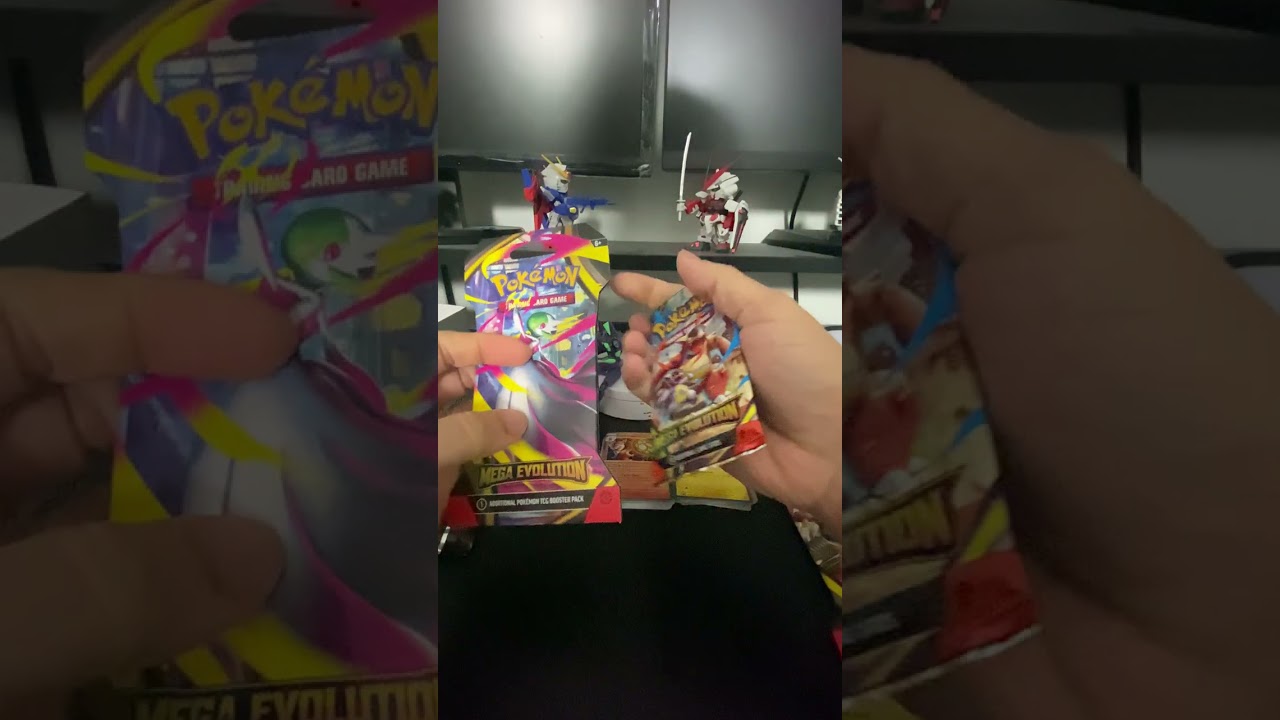 Opening some Mega Evolution Packs.