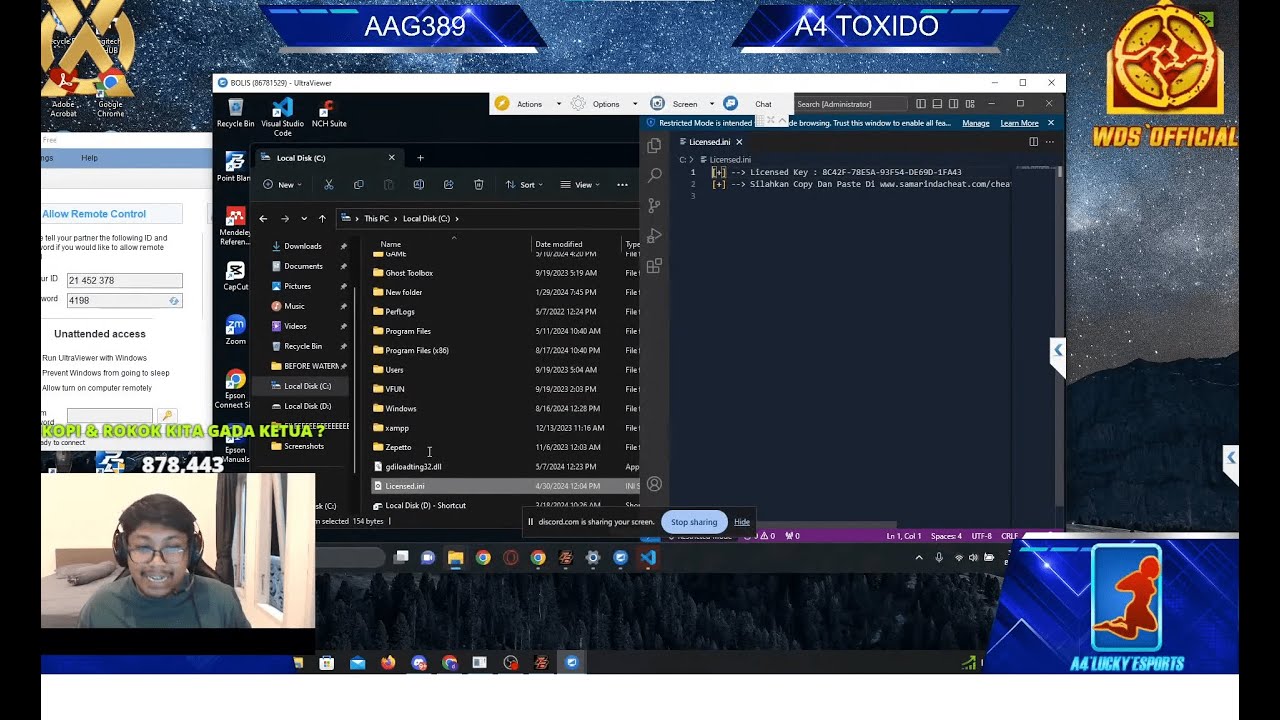 MENCIDUK CIT VVIP PADA SAAT TOURNAMENT PBOC A4 ESPORT, NICK ( CsN`SyelaBARGES+) CLAN(Cassanova`935)