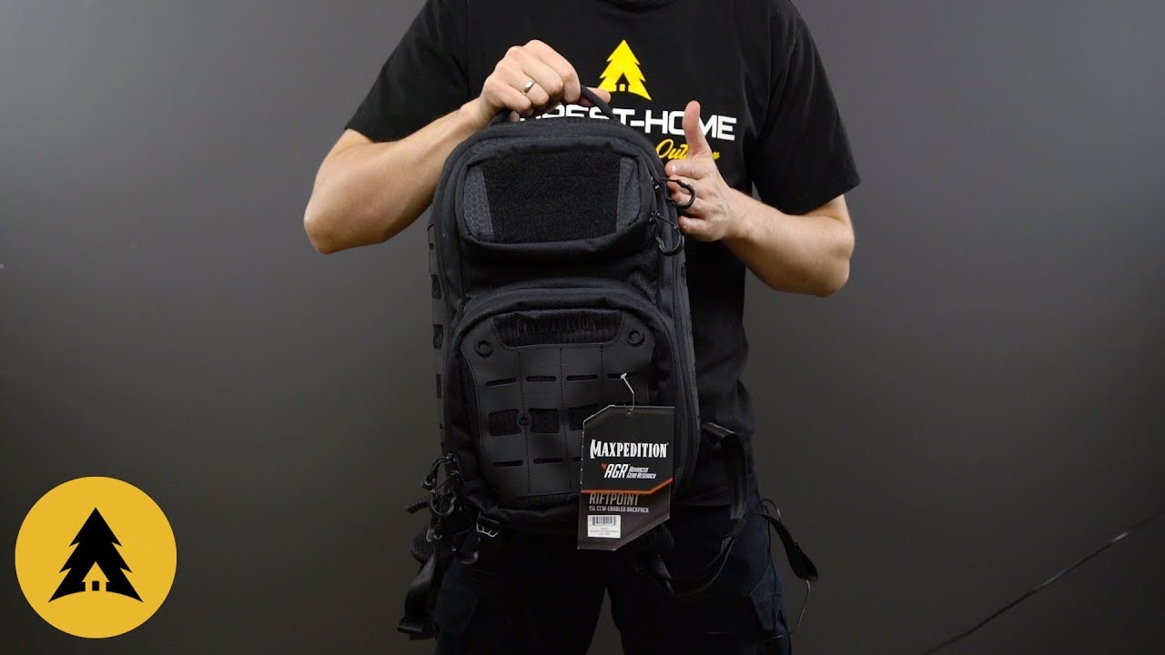 Рюкзак Maxpedition AGR Riftpoint CCW-Enabled Black (RPTBLK)