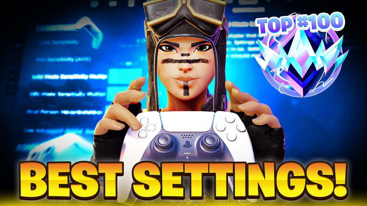 *NEW* BEST Controller SETTINGS for Chapter 7 Season 3 🎮 (Top 100 Unreal Ranked Gameplay)