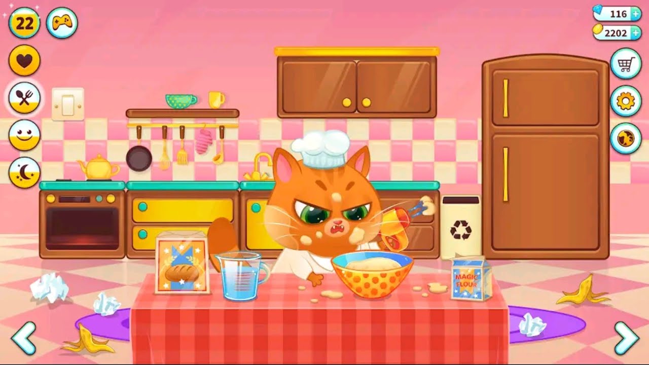 GAME BUBBU INDONESIA: CARA MENJAGA KESEIMBANGAN NUTRISI DAN MEMBERI MAKAN KUCING PELIHARAAN VIRTUAL