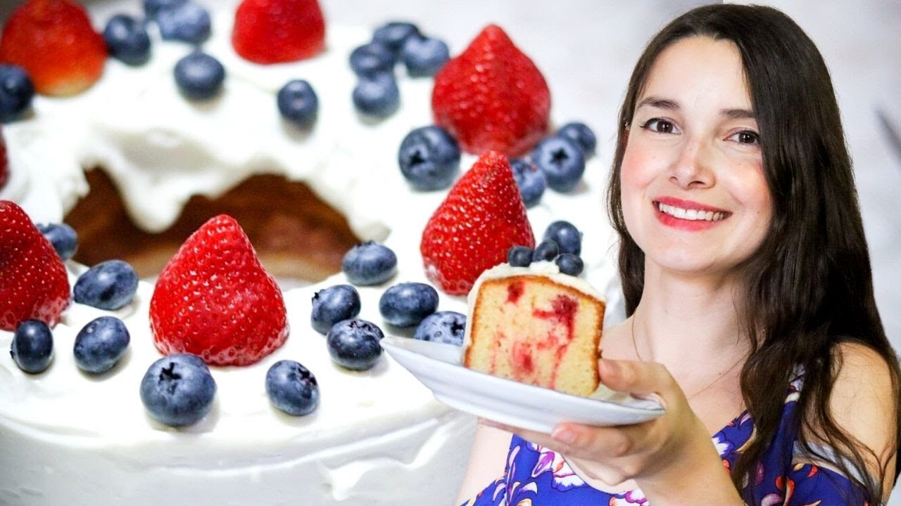 Pastel de fresas con crema 100% CASERO| Fácil y delicioso!! Es con Acento