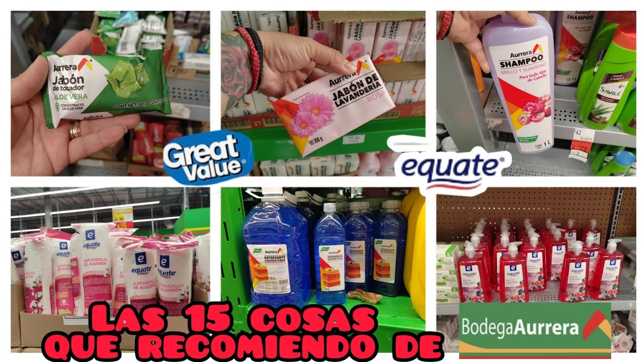 LO QUE RECOMIENDO MARCA AURRERA✅🛒productos economicos👌