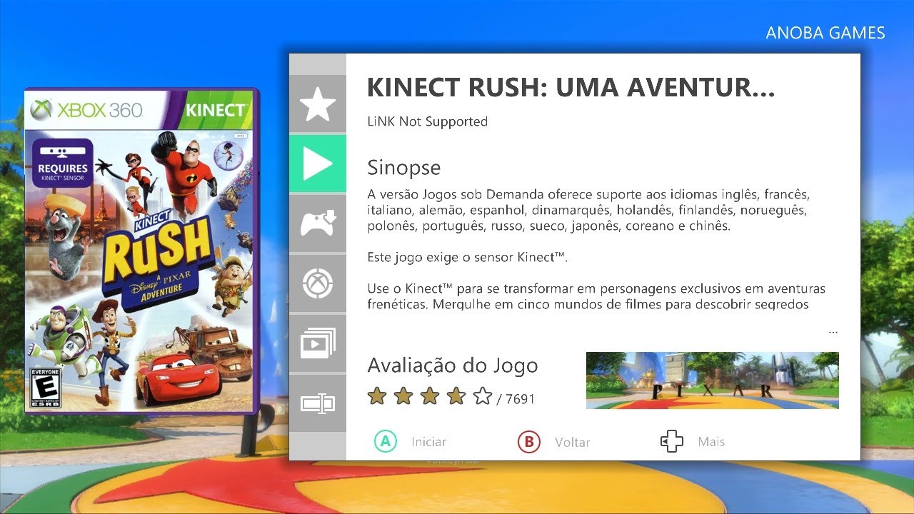 Kinect Rush: A Disney Pixar Adventure (Xbox 360) Full HD - 1080