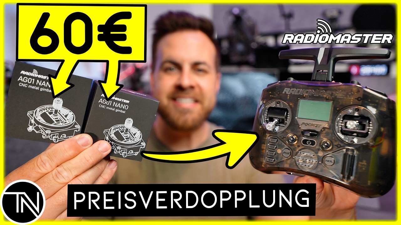 AG01 Gimbals für Radiomaster Pocket – Sinnvoll oder Geldverschwendung?!