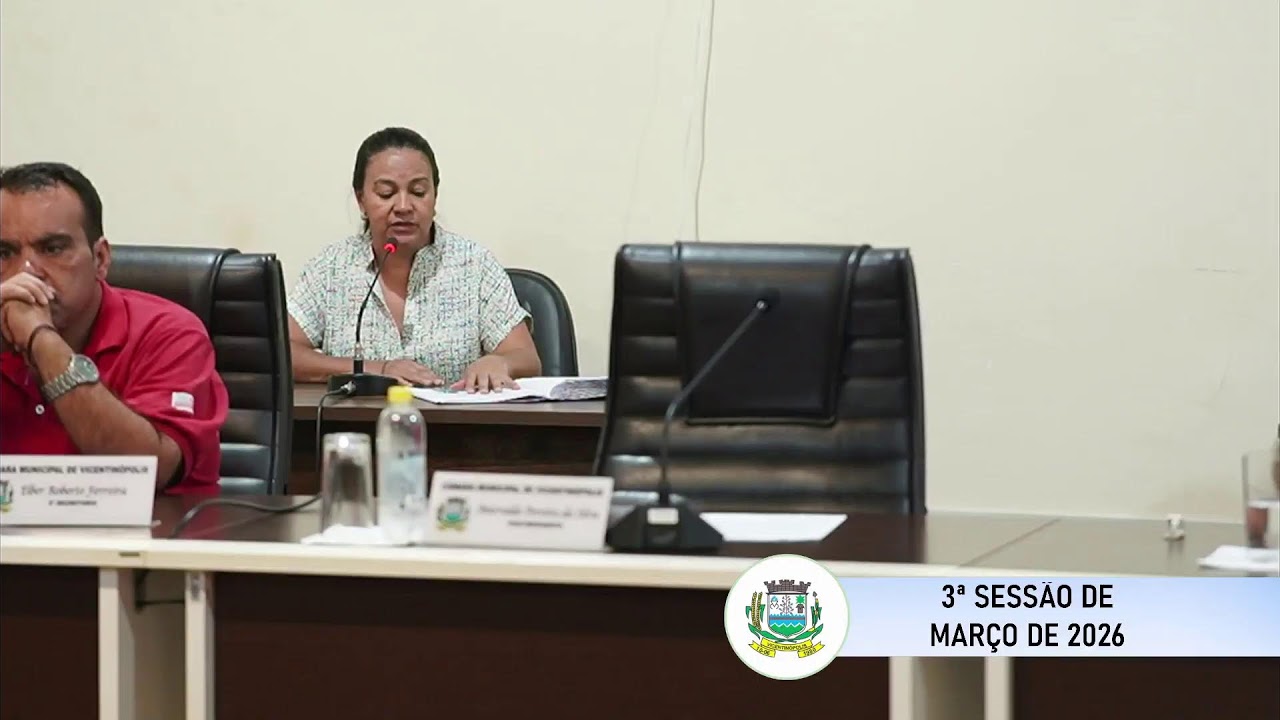 3ª SESSÃO ORDINÁRIA DE MARÇO DE 2026